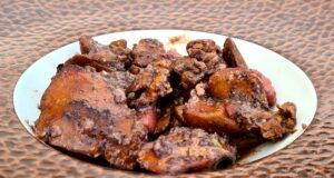 Foies de volaille à la bourguignonne