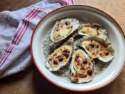 Huîtres gratinées au camembert (Normandie)