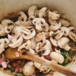 Poulet aux champignons à la normande0015