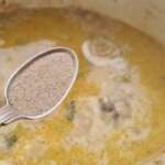 Poulet aux champignons à la normande0024