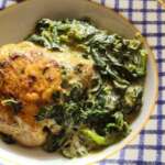 Poulet aux épinards et lait de coco 0