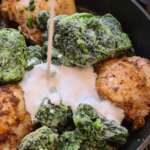 Poulet aux épinards et lait de coco 0009