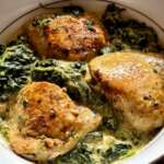 Poulet aux épinards et lait de coco 0013