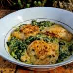 Poulet aux épinards et lait de coco