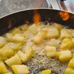 Poulet aux pommes flambées au Calvados 0009