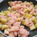 Poulet aux pommes flambées au Calvados 0014