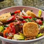 Salade au Chavignol frit 11